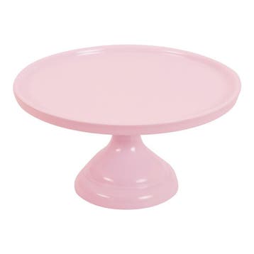 Taartplateau Roze Melamine Ø23,5x12cm**, Verzenden, Nieuw