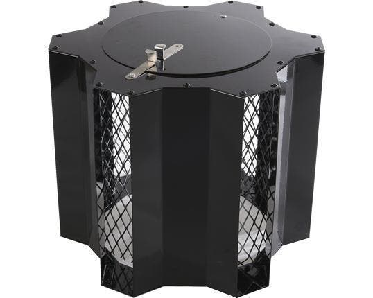 Optimus Black Senior, vaste trekkap, voor Ø 120 tot Ø 275..., Doe-het-zelf en Verbouw, Verwarming en Radiatoren, Nieuw, Verzenden