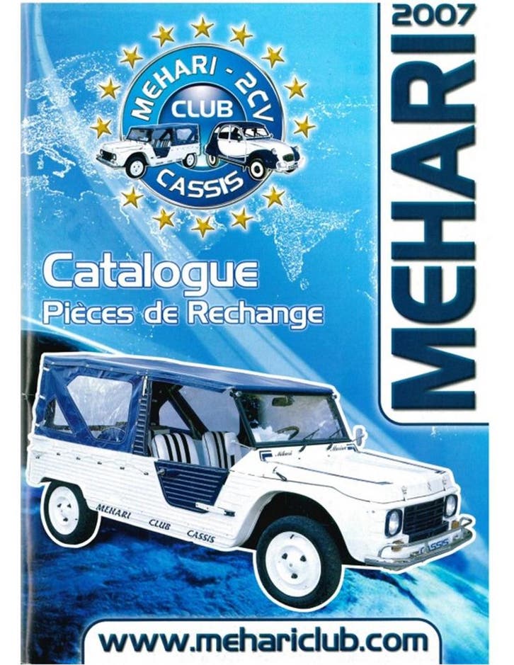 CITROËN MEHARI, CATALOGUE PIÈCES DE RECHANGE 2007, Boeken, Auto's | Boeken