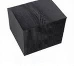 WOOOD Sanne Bijzettafels - MDF/Hout - Vierkant - Zwart, Verzenden, Nieuw