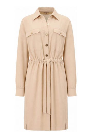 Esqualo Jurk in maat 44 Beige, Esqualo, Verzenden, Zo goed als nieuw, Beige