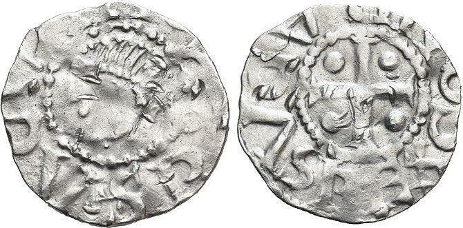 Pfennig Dortmund Konrad Ii 1024-1039, Postzegels en Munten, Munten | Europa | Niet-Euromunten, Verzenden