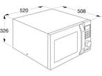 Etna CMV328ZT - Magnetron - Grill en hetelucht - Zwart, Verzenden, Zo goed als nieuw