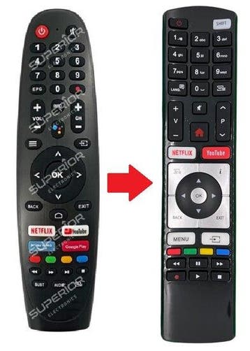 Alternatieve Smart Tech Android TV afstandsbediening, Verzenden, Nieuw