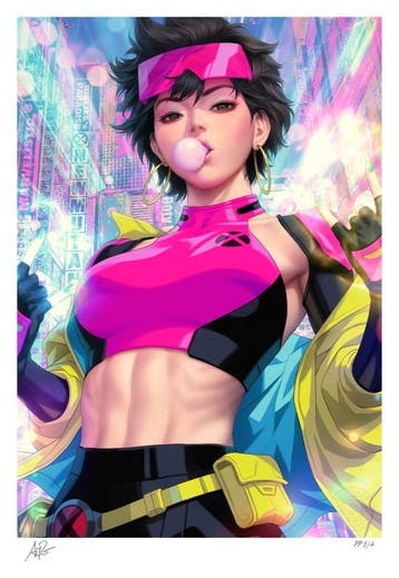 X-Men Marvel Art Print Jubilee 46 x 61 cm - unframed, Ophalen of Verzenden, Nieuw