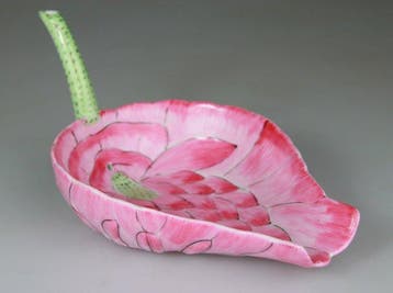 Porseleinen coupe - Lotus - Merk Poeme Chinois - Porselein,