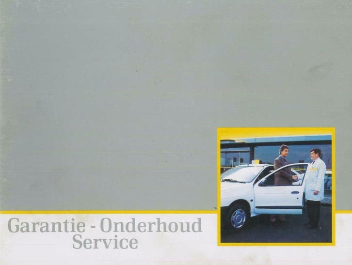 1997 Renault Clio Serviceboekje Nederlands, Auto diversen, Handleidingen en Instructieboekjes, Verzenden