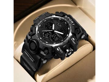 Veiling - Sport Horloge Heren – Digitaal & Analoog – Wat, Nieuw