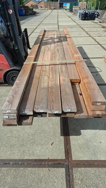 Douglas Balk 4.5 x 14.5 cm Geschaafd - Lengte 400 cm, Ophalen of Verzenden, Nieuw