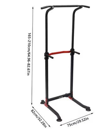 Power Tower Dip Station met Pull Up Bar voor Thuisfitness, Verzenden, Nieuw