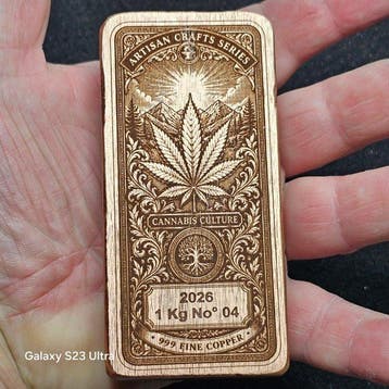 1 kilogram - Koper .999 - ArtisanCrafts (Zonder