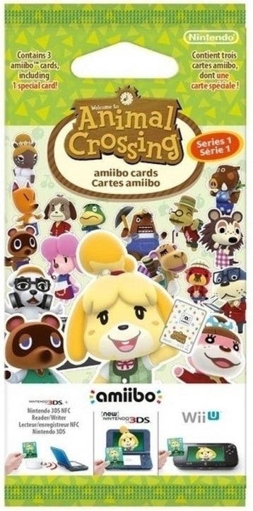Animal Crossing Amiibo Cards Serie 1 Kaarten Booster Pack -, Spelcomputers en Games, Verzenden, Nieuw