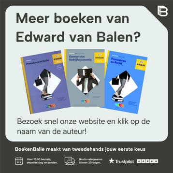 Elementaire bedrijfseconomie Werkboek deel 1 9789006631623, Boeken, Schoolboeken, Verzenden, Gelezen, Edward van Balen