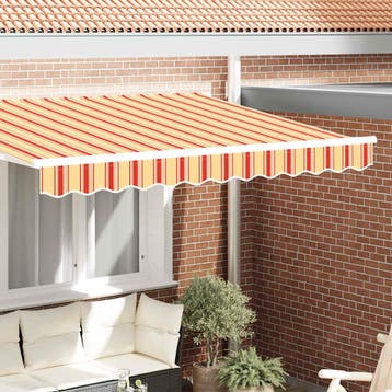 vidaXL Vervangende volant voor 2,5 m Geel en oranje, Verzenden, Nieuw