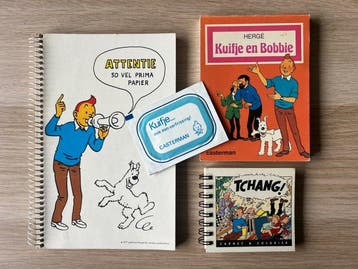 Kuifje - 4 - Bloknotes - verfrissingsdoekje - Mini, Nieuw
