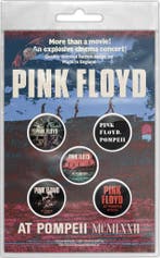 Pink Floyd Live at Pompeii - Button - 5-pack off merchandise, Ophalen of Verzenden, Nieuw, Kleding