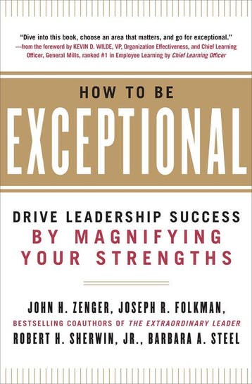 How to Be Exceptional - John H. Zenger - 9780071791489 - Har, Verzenden, Nieuw