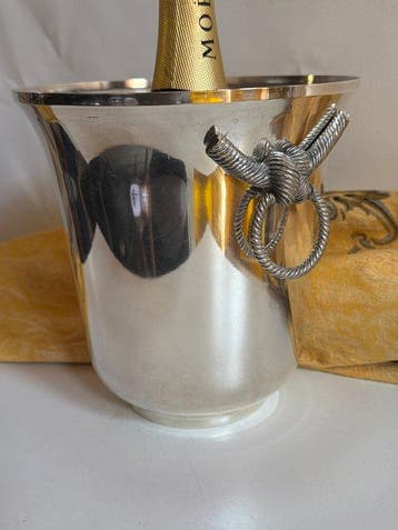 Champagne koeler - Parijse zilverwerk Champagne-emmer –