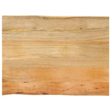 Tafelblad Massief Mangohout 70x60cm | Retourdeal 34% Korting, Huis en Inrichting, Tafelonderdelen, 50 tot 100 cm, Zo goed als nieuw
