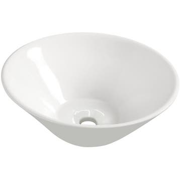 Wiesbaden Circle Waskom Rond - 42x15cm - Keramiek - Glans, Ophalen of Verzenden, Nieuw