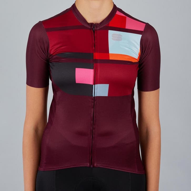 Sportful - Maat M - Idea W Fietsshirt Dames - Rood, Sport en Fitness, Wielrennen, Verzenden