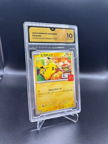 Pokémon - 1 Graded card Mcdonalds Pikachu Burger Promo 020 -, Nieuw