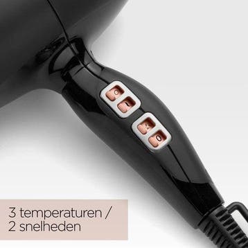 BaByliss Power Pro 2300 6716DE Föhn - Föhn met diffuser en 2, Verzenden, Zo goed als nieuw