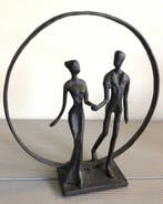 sculptuur, “ Happy together ! “ - 20 cm - alloy, Antiek en Kunst
