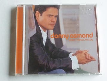 Donny Osmond - What i meant to say, Ophalen of Verzenden, Zo goed als nieuw
