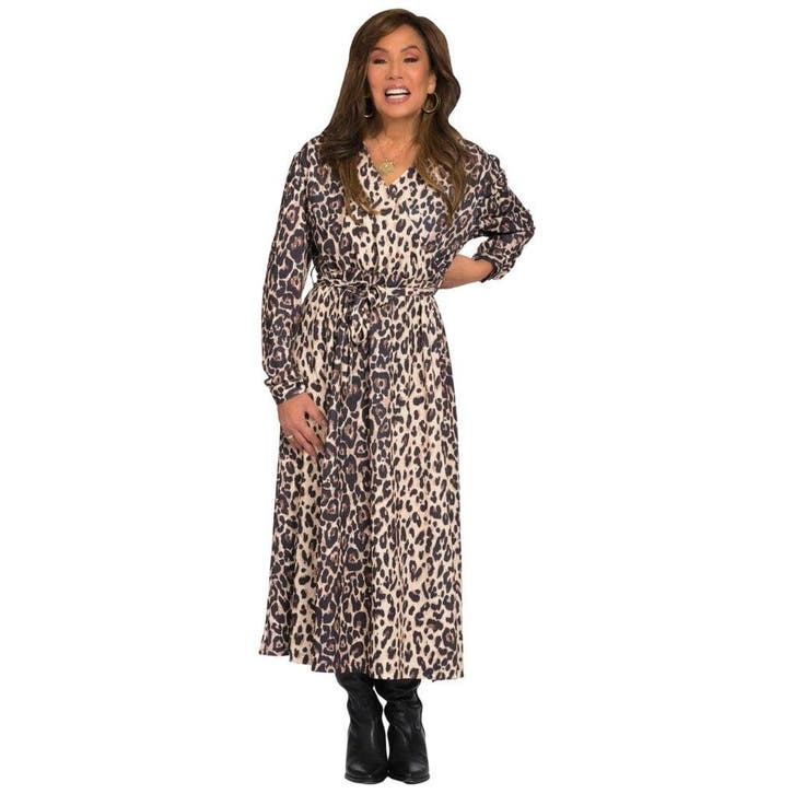 From PB with Love Maxi-Jurk met Panterprint, Kleding | Dames, Overige Dameskleding, Nieuw, Verzenden