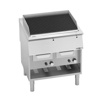 GGM Gastro | Gas watergrill - 18kW - 0,8x0,73m - Gietijzeren, Verzenden