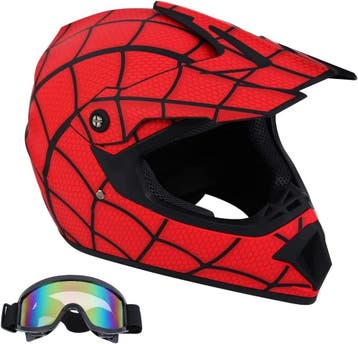 Crosshelm Jeugd 950g Mat Rood - Tweedekansje - OP=OP, Overige merken, Kinderen, Offroadhelm, Ophalen of Verzenden