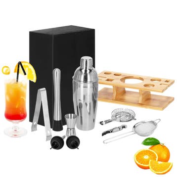 Cocktail Set | 11-Delige Cocktail Shaker Set | RVS |, Ophalen of Verzenden, Nieuw