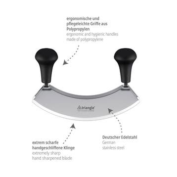 Triangle Professioneel Wiegemes 23cm – Dubbelzijdig RVS, Ophalen of Verzenden, Nieuw
