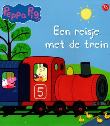 Boek Peppa Pig 34 - Een reisje met de trein, Verzenden, Zo goed als nieuw