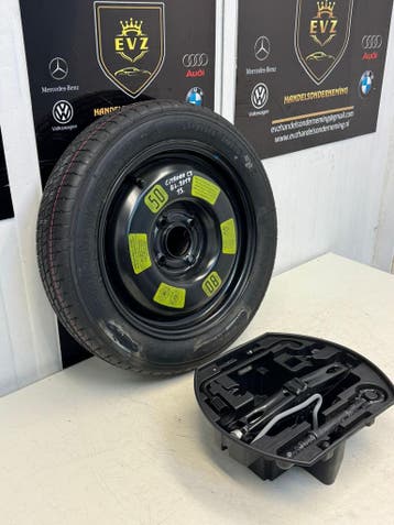 Citroen C3 (SX/SW) bj2017 Reservewiel thuiskomst met Krikset, Auto-onderdelen, 15 inch, Banden en Velgen, Personenwagen, Gereviseerd