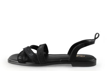 Buffalo Sandalen in maat 39 Zwart, Verzenden, Zwart, Sandalen of Muiltjes, Zo goed als nieuw