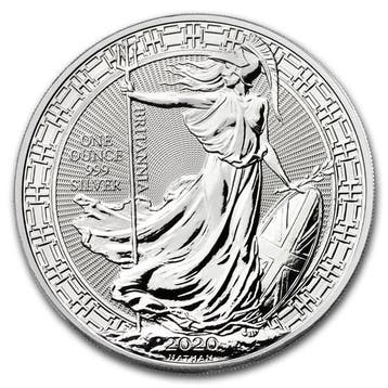 Britannia 1 oz 2020 - Oriental Border, Verzenden, Overige landen, Losse munt, Zilver