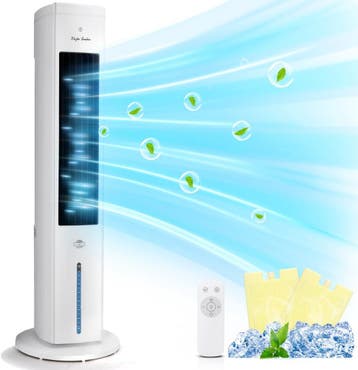 Aircooler - Luchtkoeler - Torenventilator - Ventilator - Wit, Verzenden, Zo goed als nieuw