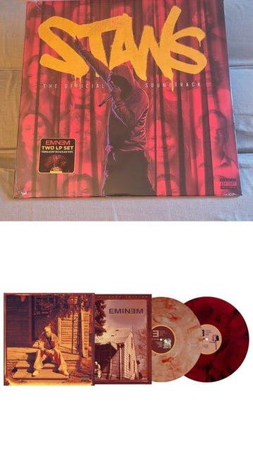 Eminem - The Marshall Mathers lp 25th vinyl marble/Stans -, Nieuw in verpakking