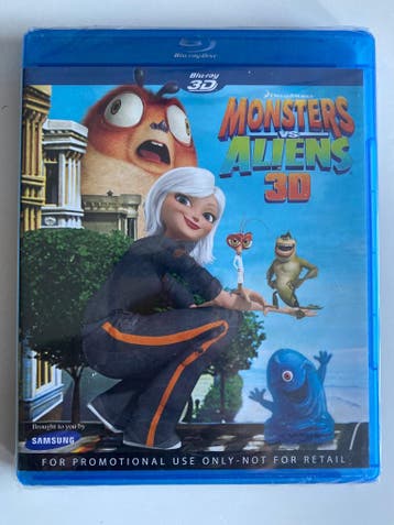 MONSTERS VS ALIENS (3D) (IN SEAL) (IMPORT WITHOUT DUTCH, Cd's en Dvd's, Verzenden, Gebruikt