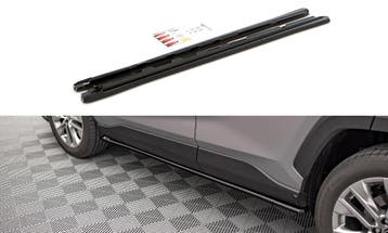 Zijskirts Toyota RAV4 MK5 Maxton Glans Zwart, Ophalen of Verzenden, Nieuw