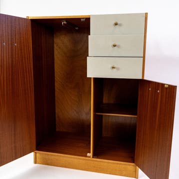 Kledingkast | Vintage | Gplan | Eiken |  4285, Ophalen of Verzenden, Zo goed als nieuw