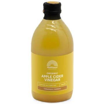 Mattisson Appelazijn Kaneel & Kurkuma Biologisch 500ml, Verzenden, Nieuw