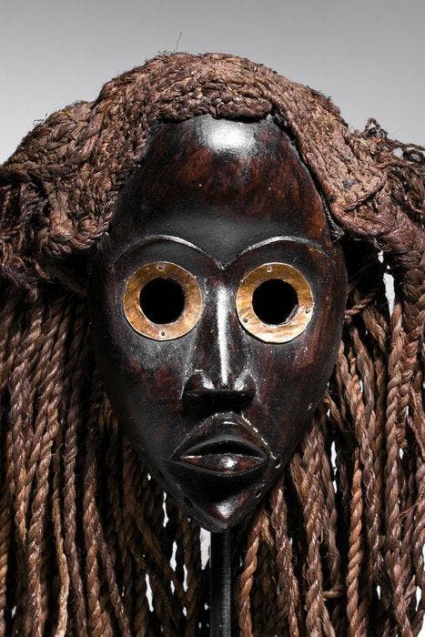 Masque Deangle - Dan - Ivoorkust, Antiek en Kunst, Kunst | Niet-Westerse kunst