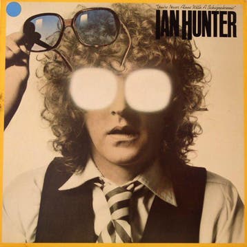 LP gebruikt - Ian Hunter - Youre Never Alone With A Schi..., Verzenden, Zo goed als nieuw, Overige formaten