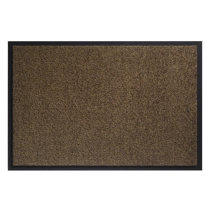 Droogloopmat Twister 40x60cm teak bruin, Tuin en Terras, Deurmatten, Verzenden