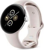 Google Pixel Watch 2 41 mm zilverkleur op sportbandje in, Verzenden, Gebruikt