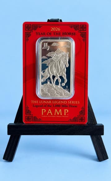 Pamp SuisseLunar Series Year of the horse 2026 1 oz, Verzenden, Zilver
