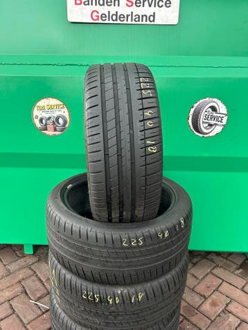 Michelin 225 40 18 Pilot sport 6 mm top kwaliteit, Ophalen, 18 inch, Gebruikt, Band(en)
